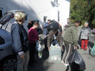 Návšteva  Slovenského červeného kríža v DSS Čeláre - Kírť