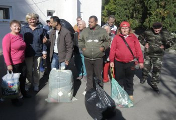 Návšteva  Slovenského červeného kríža v DSS Čeláre - Kírť