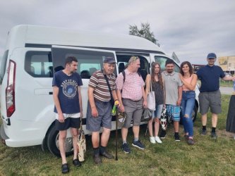 Poďakovanie MPSVaR SR a ÚBBSK za finančnú podporu pri nákupe deväťmiestneho motorového vozidla so zdvíhacou plošinou na prepravu aj imobilných osôb