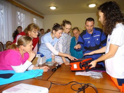 Poďakovanie MF SR a ÚBBSK za finančnú podporu pri nákupe resuscitačných prístrojov