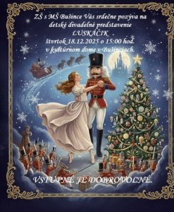 Predvianočné stretnutie so žiakmi ZŠ a MŠ Bušince