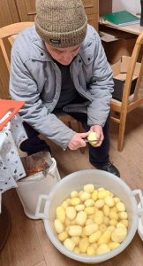 Stretnutie prijímateľov pri motivačnom občerstvení