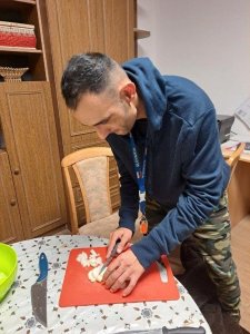 Stretnutie prijímateľov pri motivačnom občerstvení