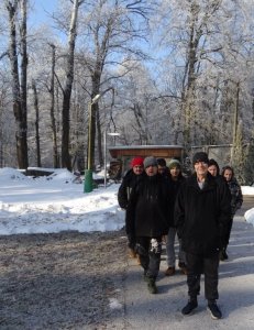 Zimná prechádzka plná čara a radosti