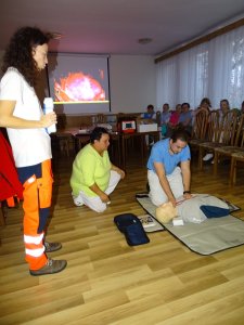 Poďakovanie MF SR a ÚBBSK za finančnú podporu pri nákupe resuscitačných prístrojov