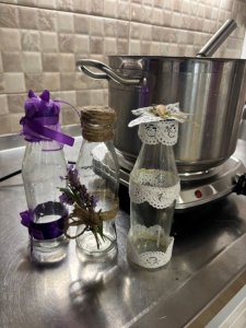 Príprava levanduľového sirupu v našom zariadení